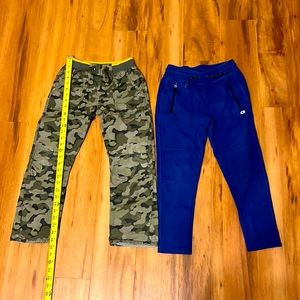Two pair of these elastic/drawstring waist joggers.